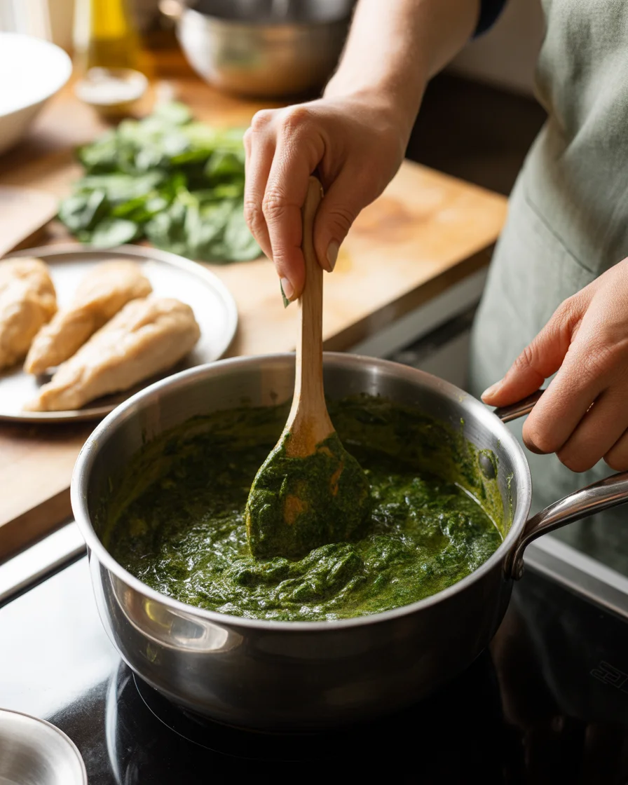 Chicken Saag (Whole30, Keto)