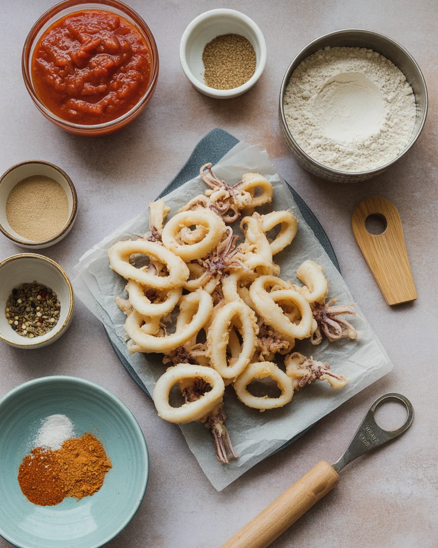Crispy Fried Calamari (Gluten-Free, Paleo) Air Fryer