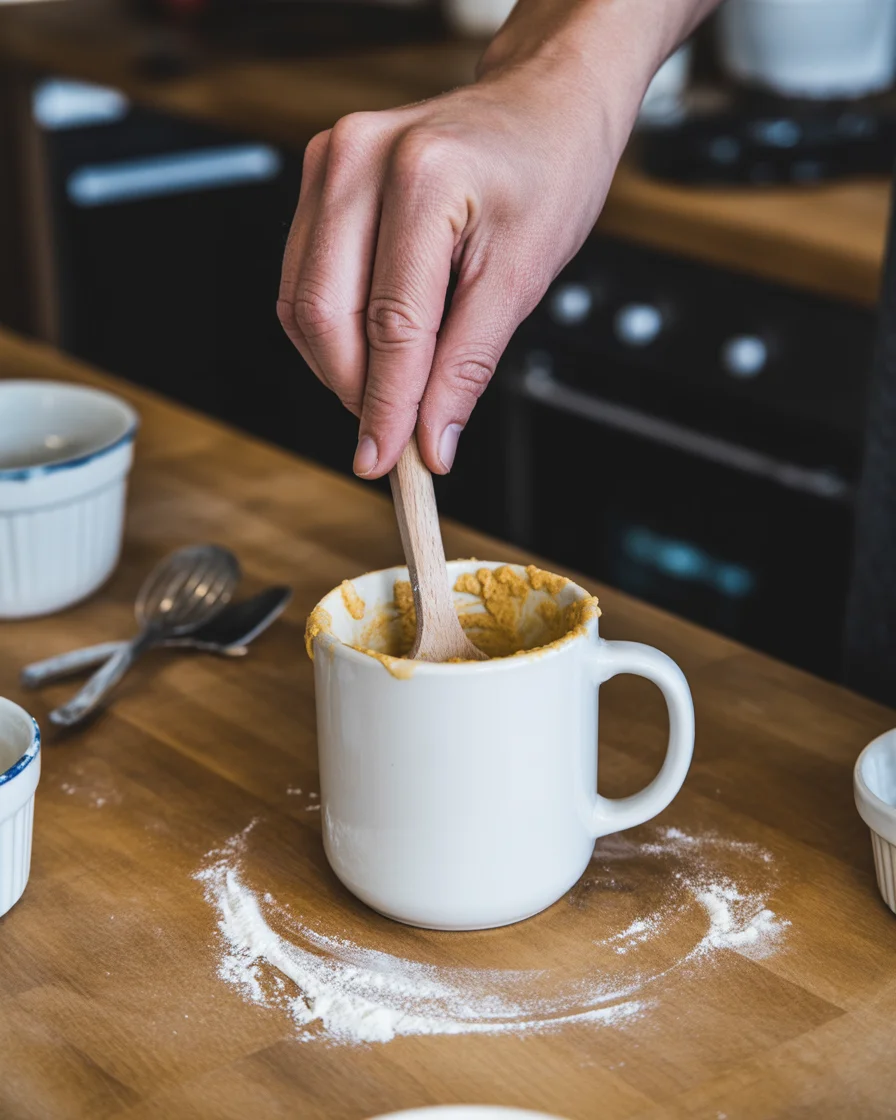 Delicious Pumpkin Mug Cake (Paleo, Gluten Free) in Minutes