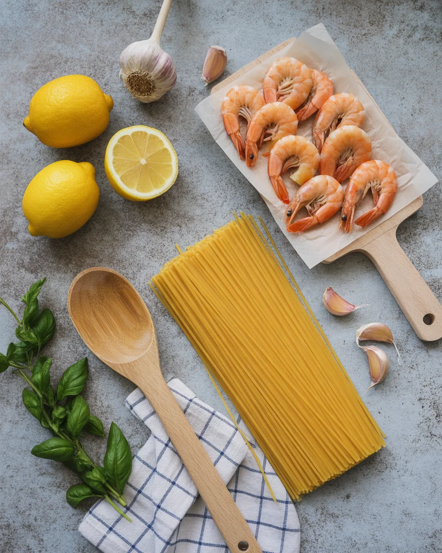 Shrimp Linguine (30 Minute Meal)