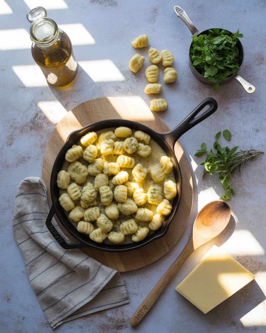 Quick and Cozy Gnocchi Chicken Pot Pie 30-Minute Meal