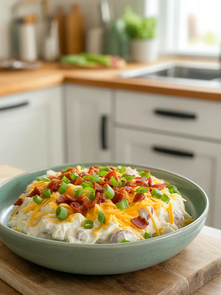 Loaded Ranch Chicken Potato Bowls with Crispy Turkey Bacon Crunch