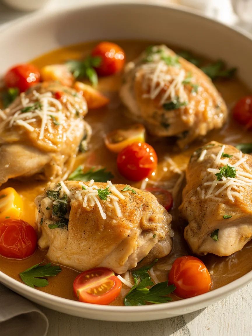 Savor the Flavor: Creamy Hot Honey Chicken Orzo Bake