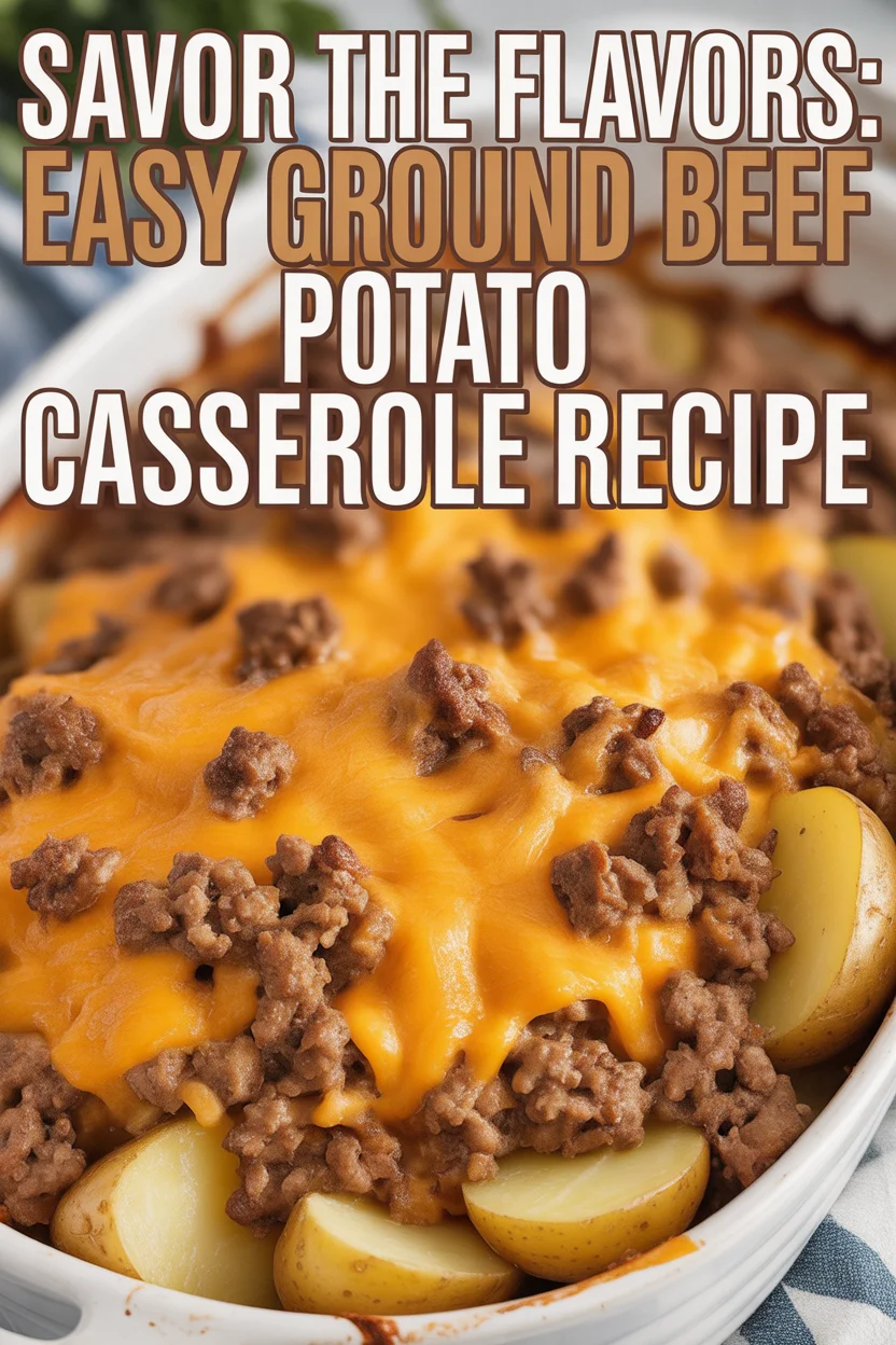 Savor the Flavors: Easy Ground Beef Potato Casserole Recipe