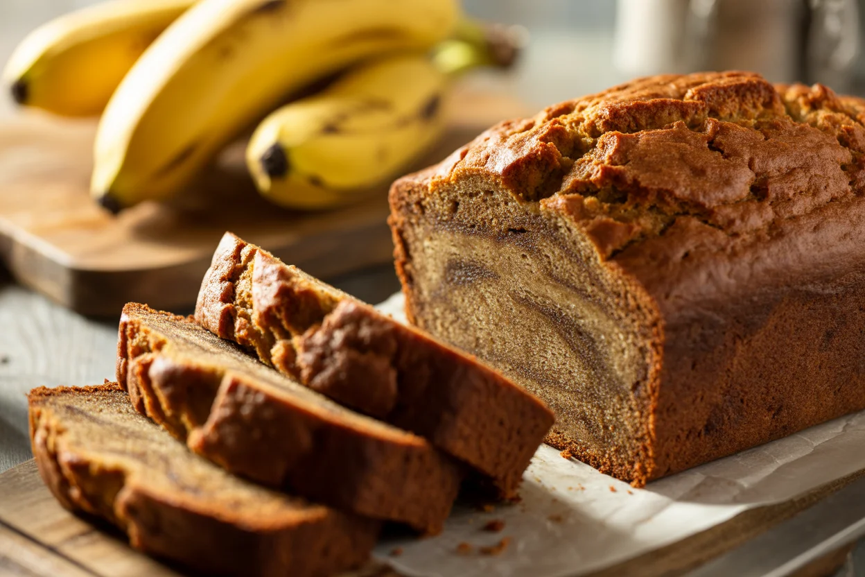 moist low calorie banana bread recipe