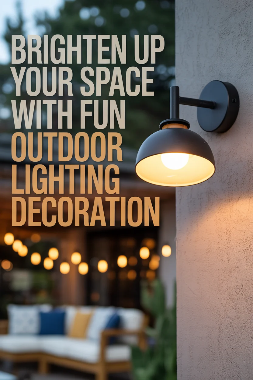Outdoor lighting decoration