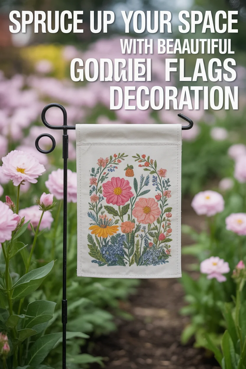 Garden flags decoration