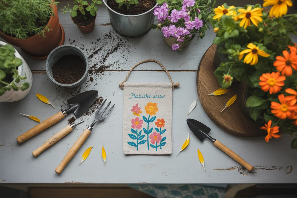 Garden flags decoration