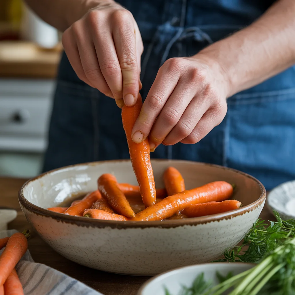 Maple and Brown Sugar Glazed Carrots For Thanksgiving and Christmas