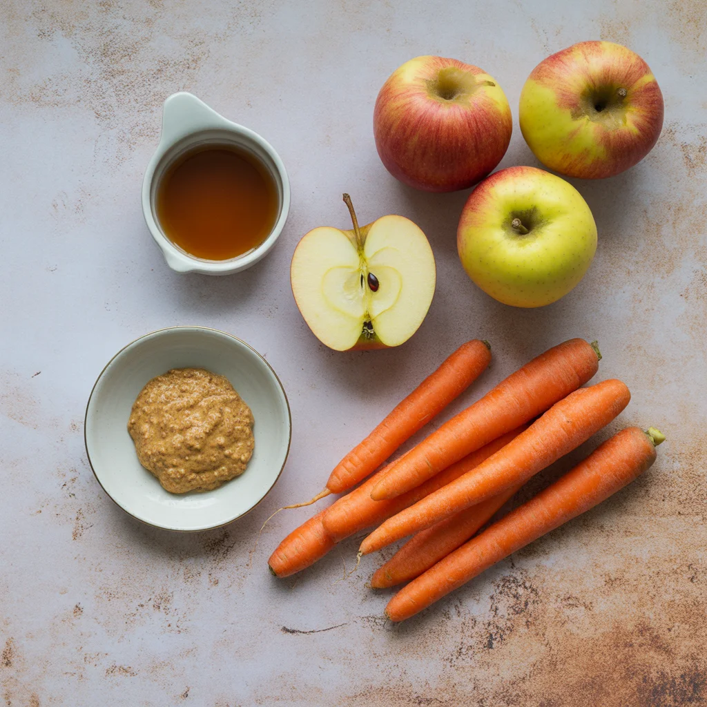 Maple Dijon Roasted Apples and Carrots: The perfect Side Dish