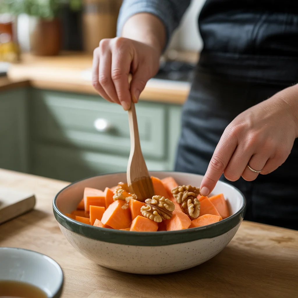 Walnut Maple Roasted Sweet Potatoes: The Perfect Side Dish
