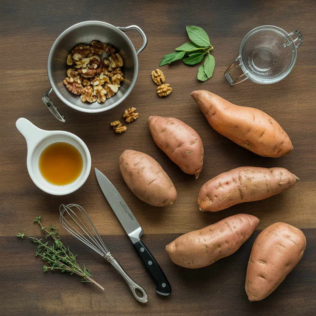Walnut Maple Roasted Sweet Potatoes: The Perfect Side Dish