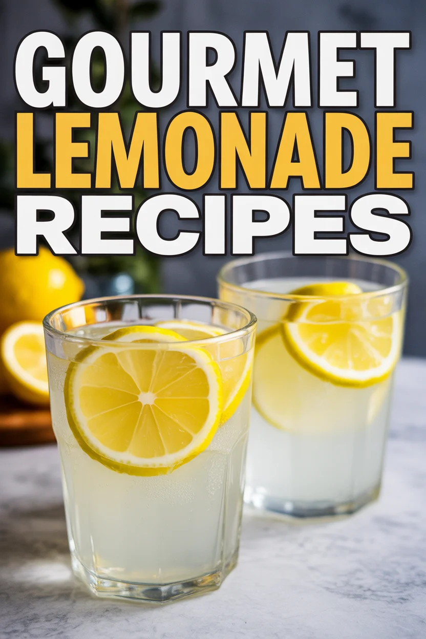 Gourmet Lemonade Recipes