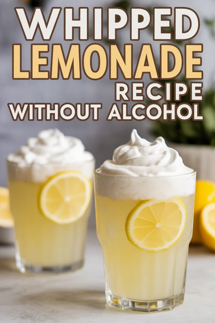 Whipped lemonade recipe without alcohol