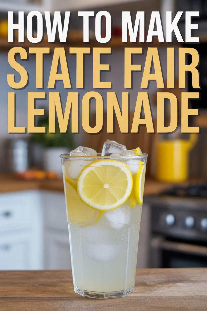 How to Make State Fair Lemonade