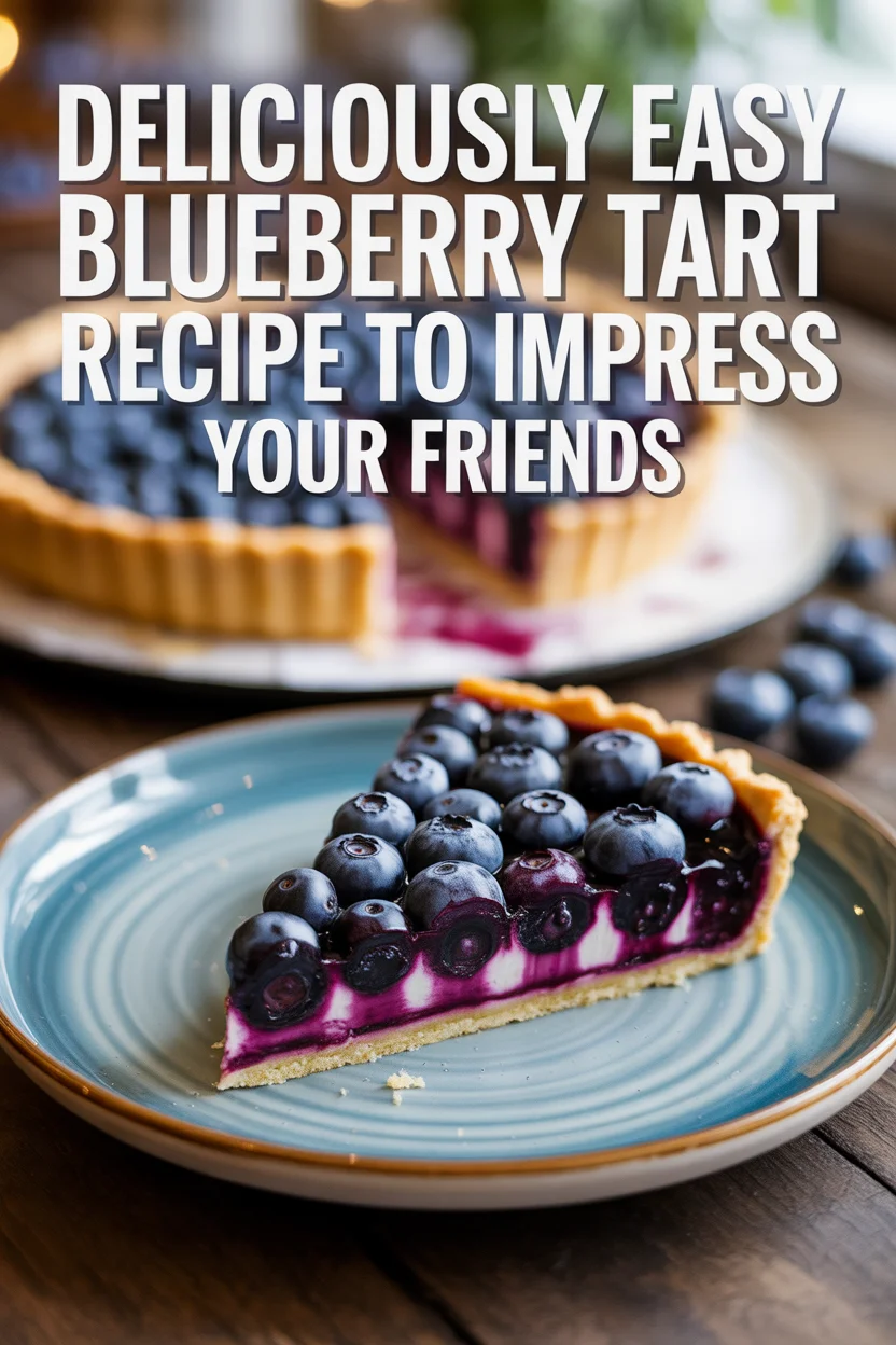 Deliciously Easy Blueberry Tart Recipe to Impress Your Friends