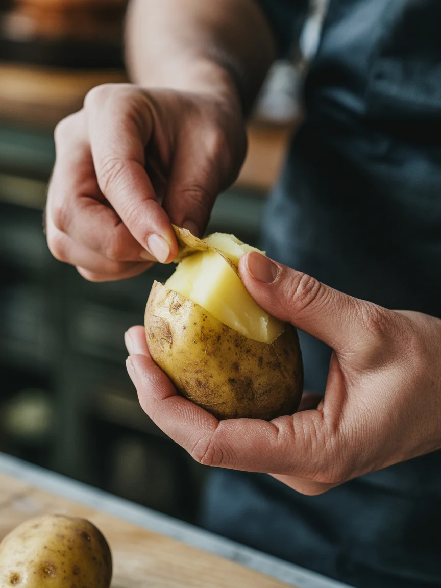 baked potatoes in microwave and air fryer
