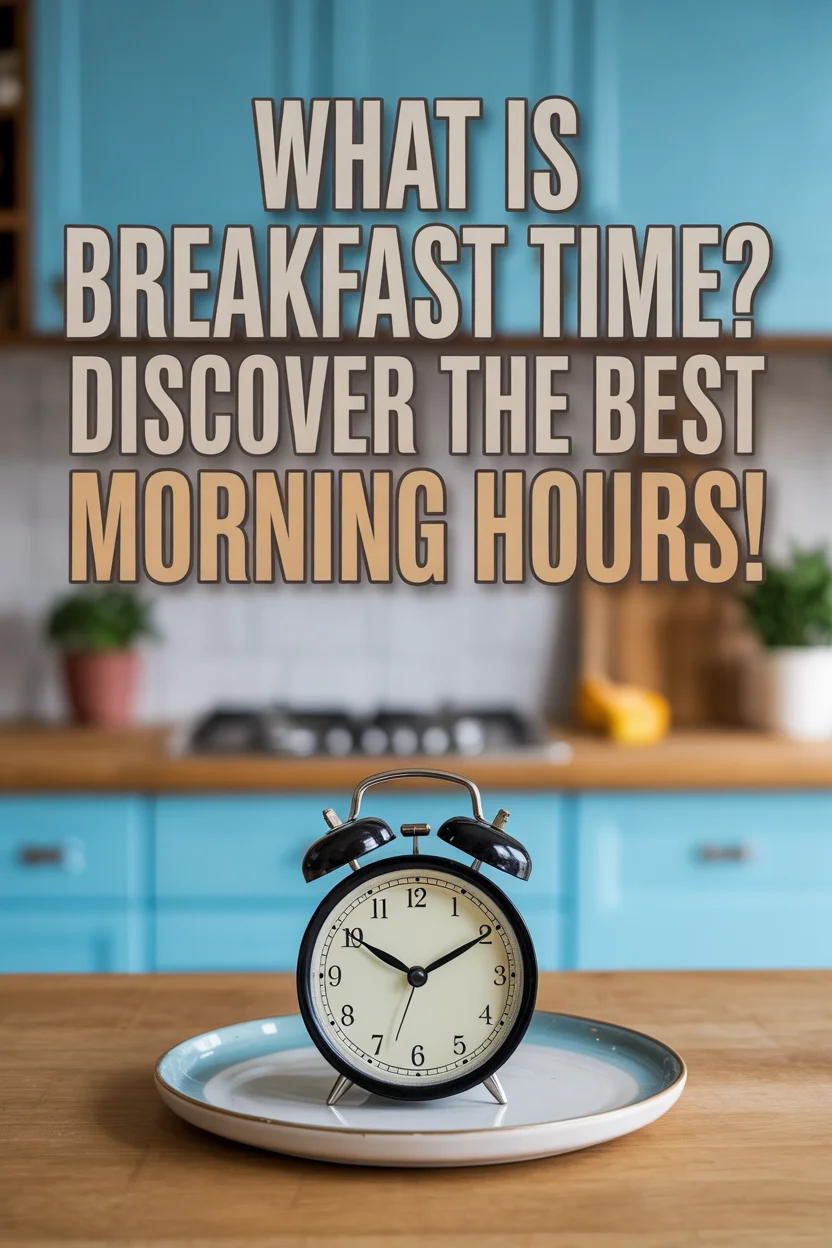 What is Breakfast Time? Discover the Best Morning Hours!