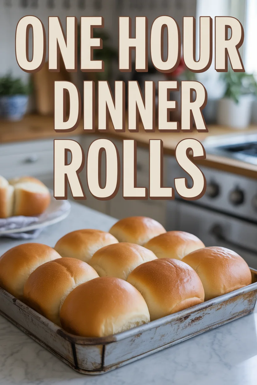 One Hour Dinner Rolls