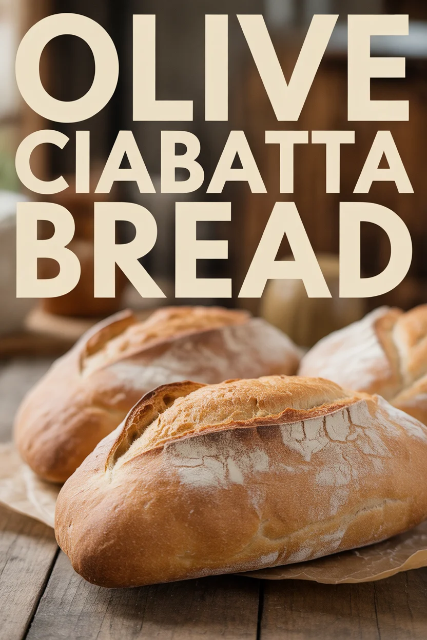 Olive Ciabatta bread