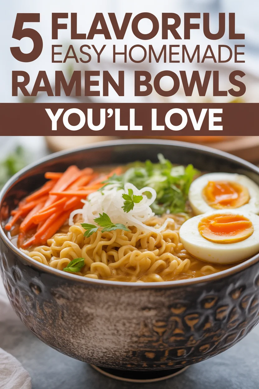 Easy Homemade Ramen Bowls