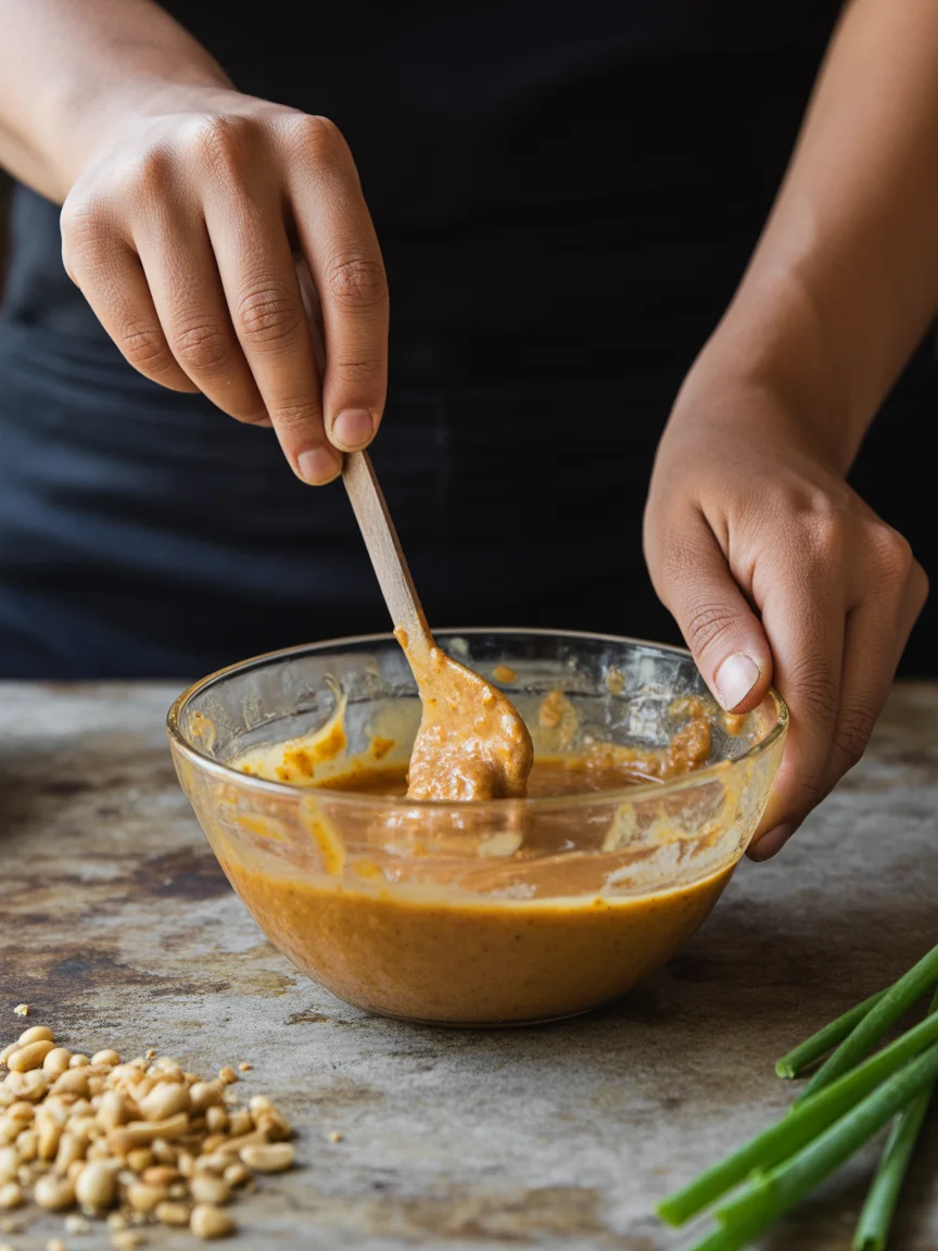 7 Simple Steps to Make Delicious Spicy Peanut Butter Noodles