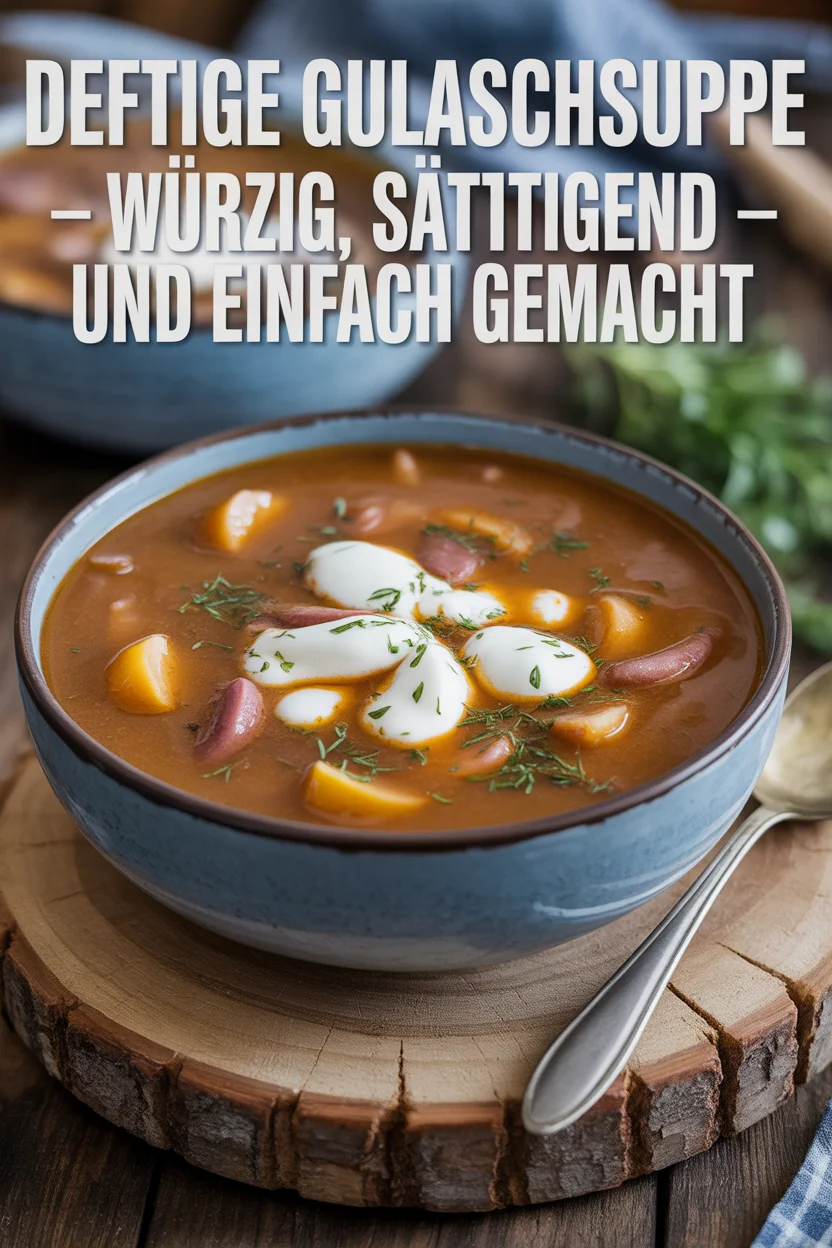 Deftige Gulaschsuppe