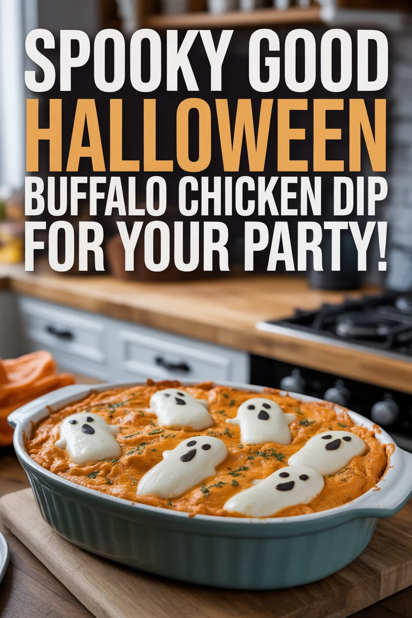 Halloween Buffalo Chicken Dip