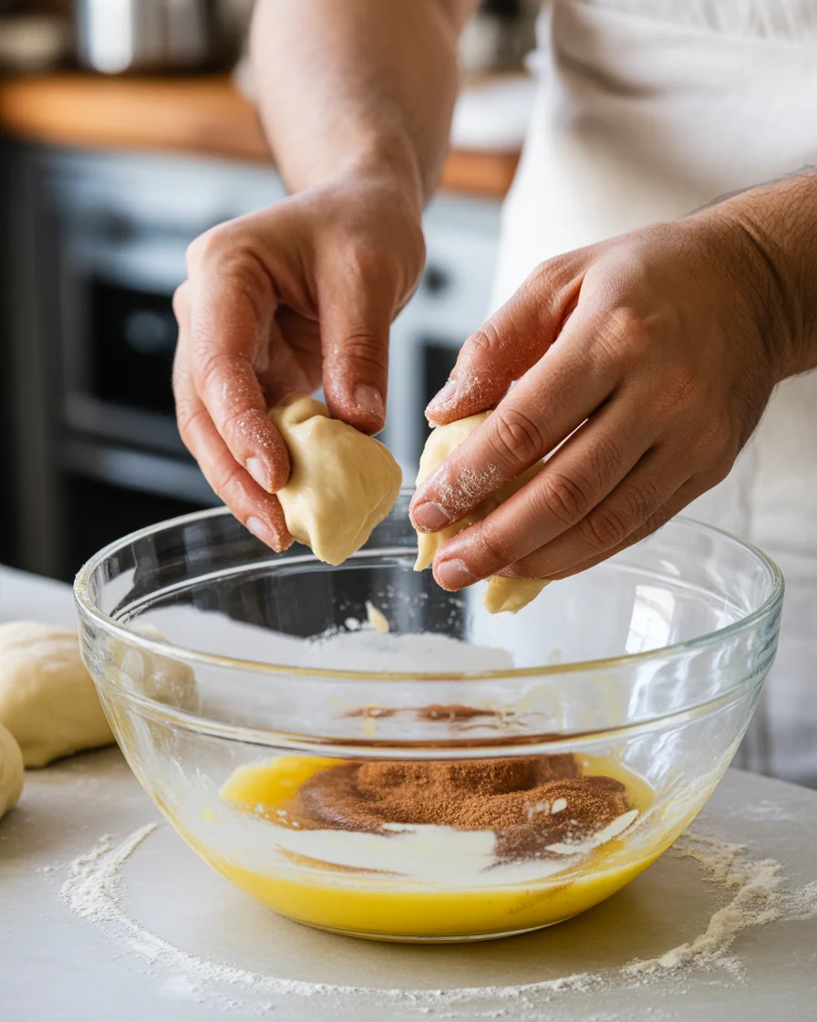 Instant Pot Monkey Bread with Powdered Sugar Icing