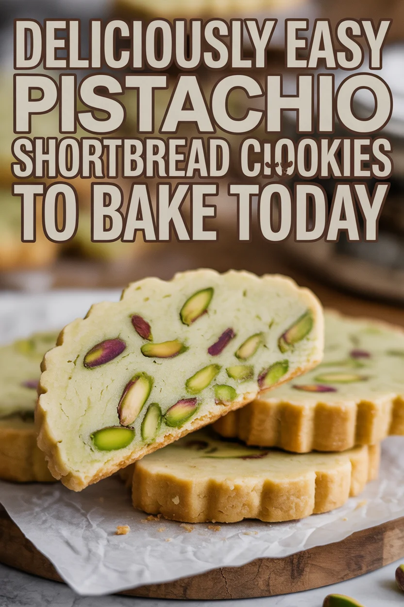 Deliciously Easy Pistachio Shortbread Cookies to Bake Today