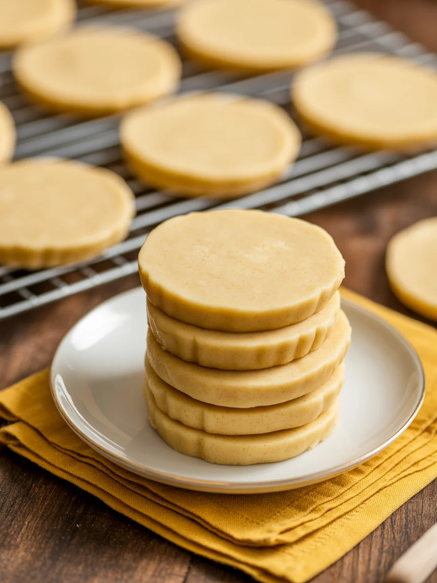 Pistachio Shortbread Cookies