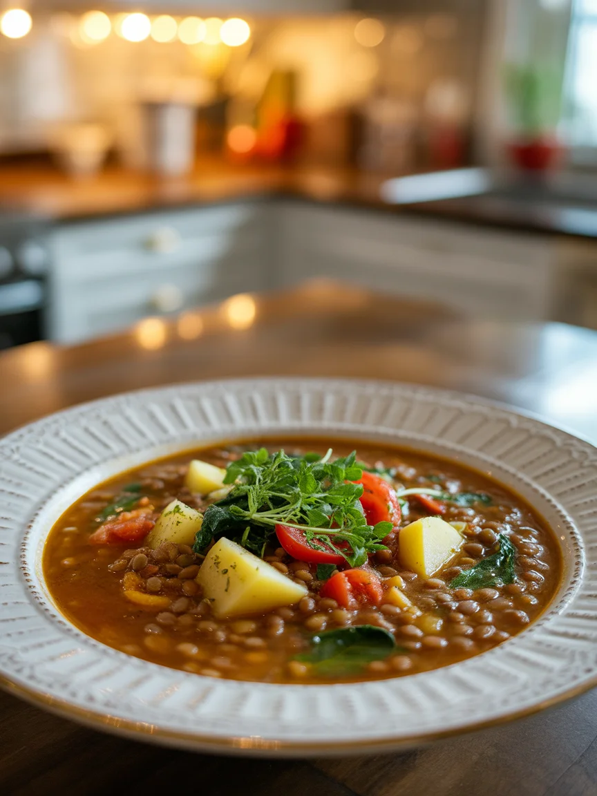 Mediterranean Lentil Soup