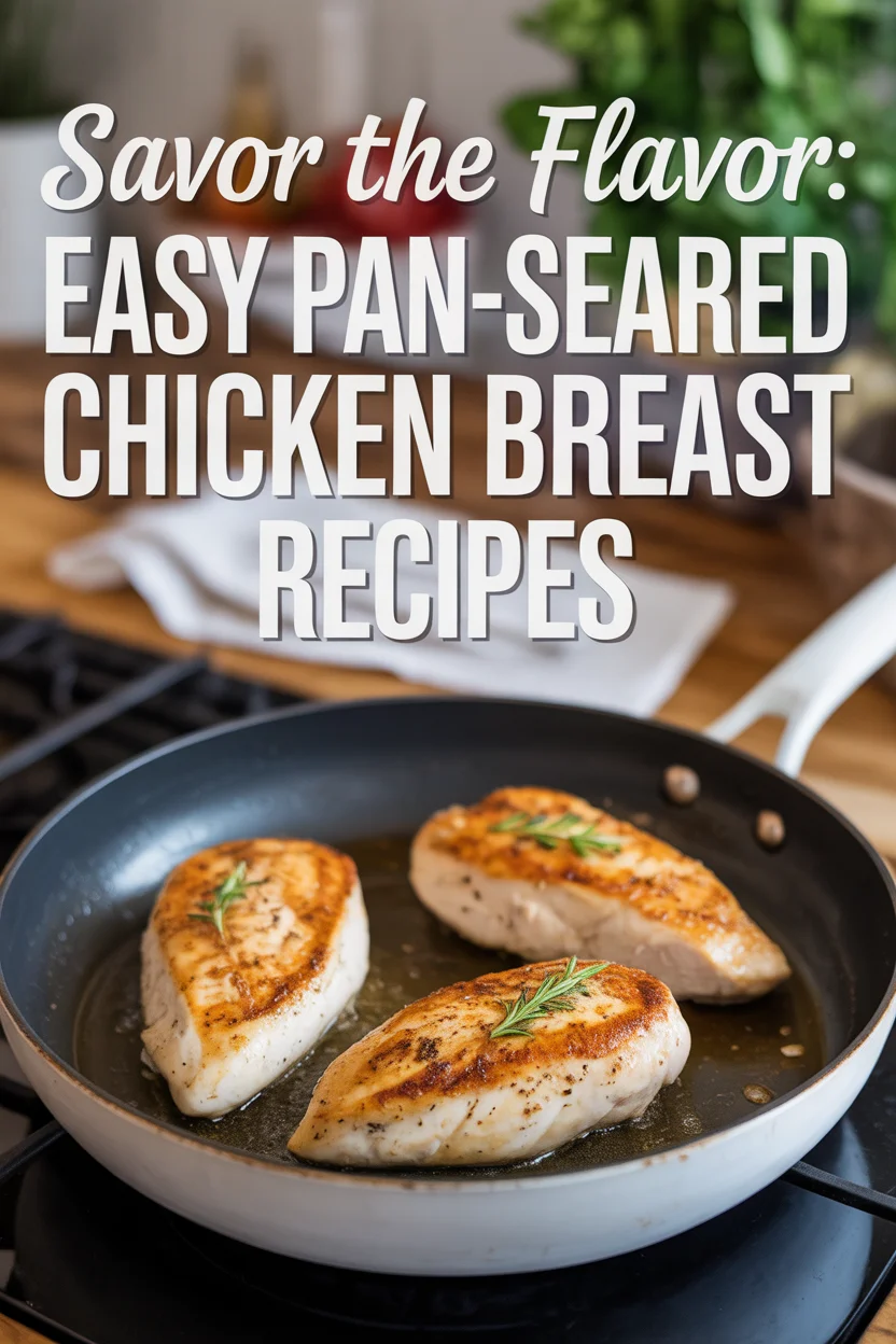 Savor the Flavor: Easy Pan-Seared Chicken Breast Recipes 5 Easy Pan-Seared Chicken Breast Recipes