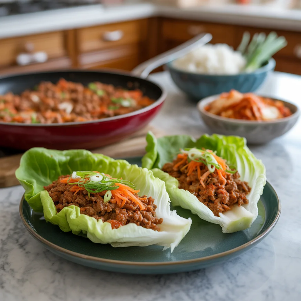 Delicious Asian Ground Beef Lettuce Wraps Recipe in 30 Minutes