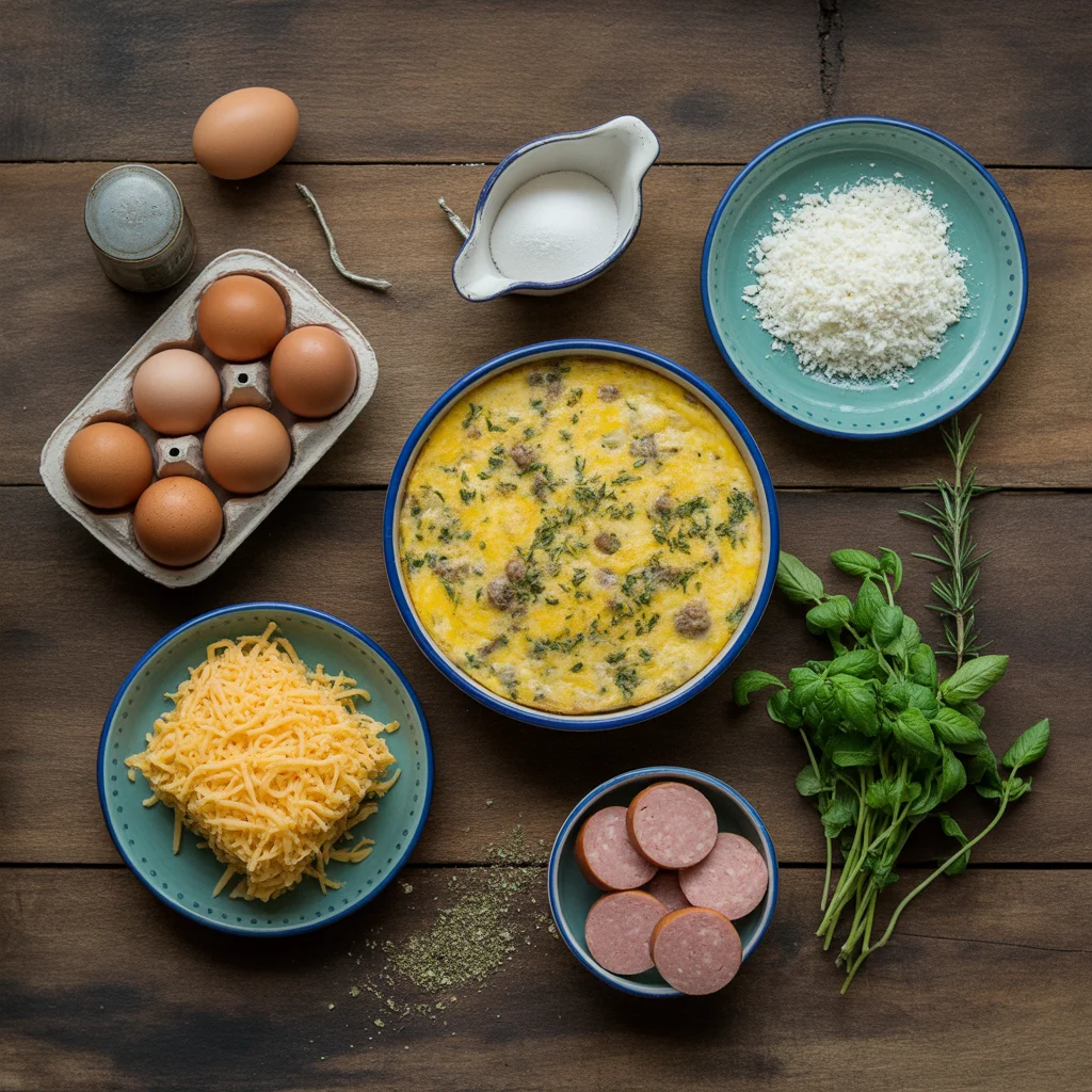 Easy Sausage and Egg Casserole for Breakfast