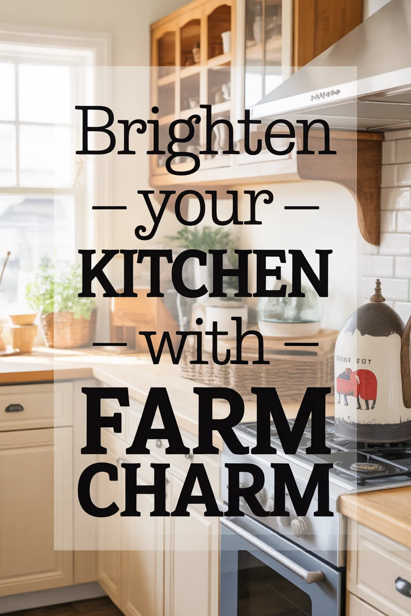 farm decorations for kitchen