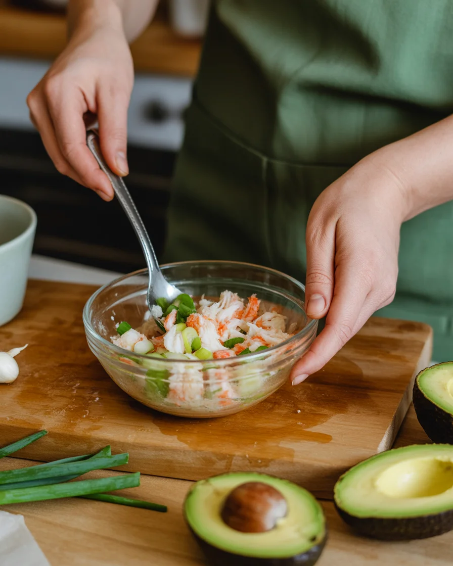 Delicious Paleo Crab Stuffed Avocado Recipe
