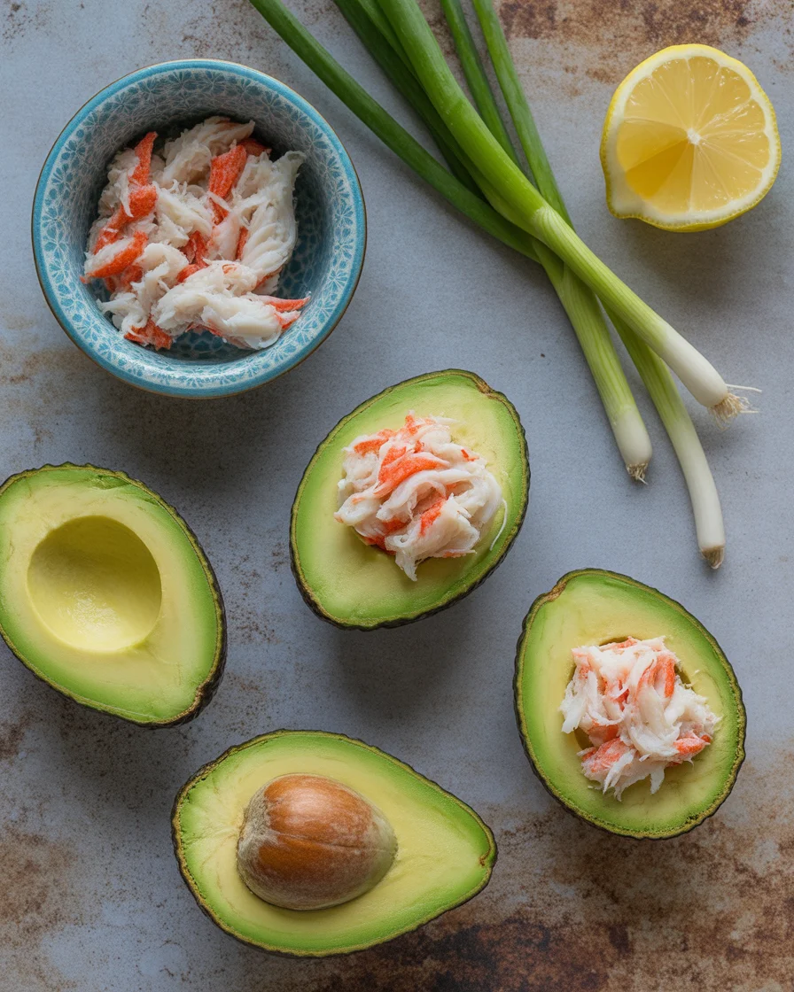 Paleo Crab Stuffed Avocado