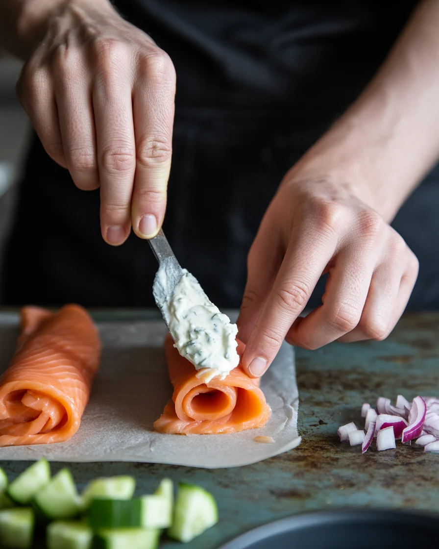 Delicious Keto Smoked Salmon Pinwheels