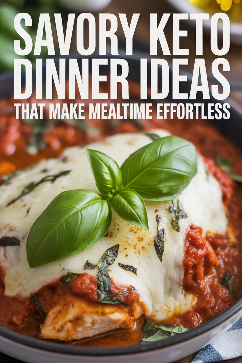 Savory Keto Dinner Ideas That Make Mealtime Effortless