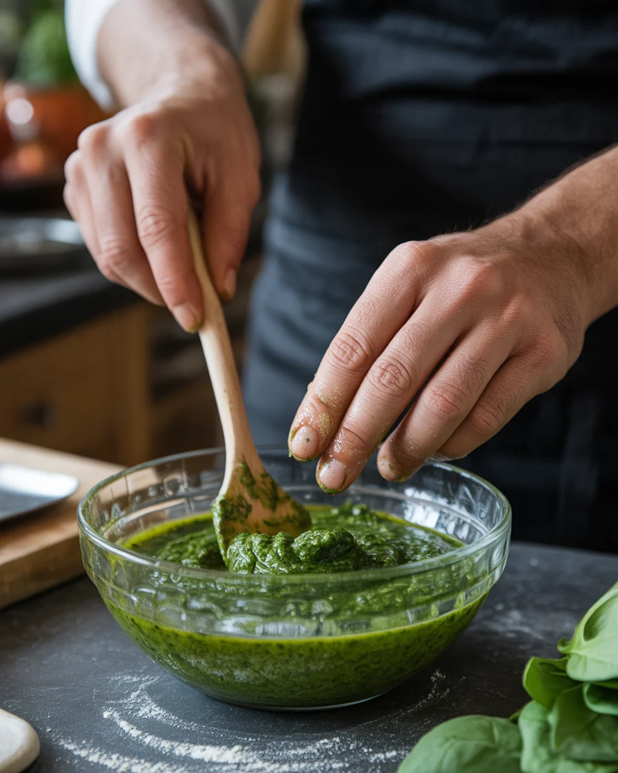 Quick and Creamy Spinach Pesto Gnocchi