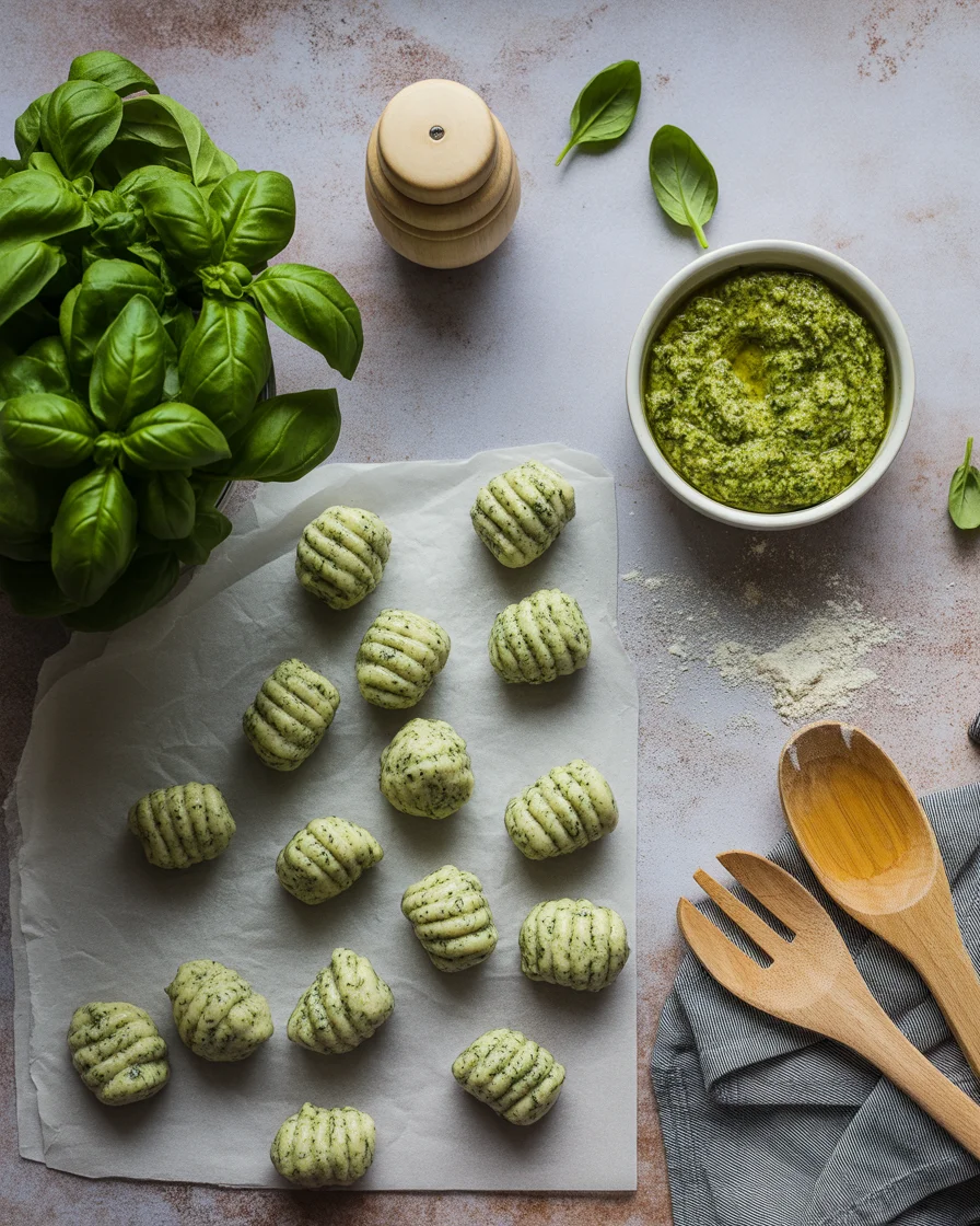Spinach Pesto Gnocchi