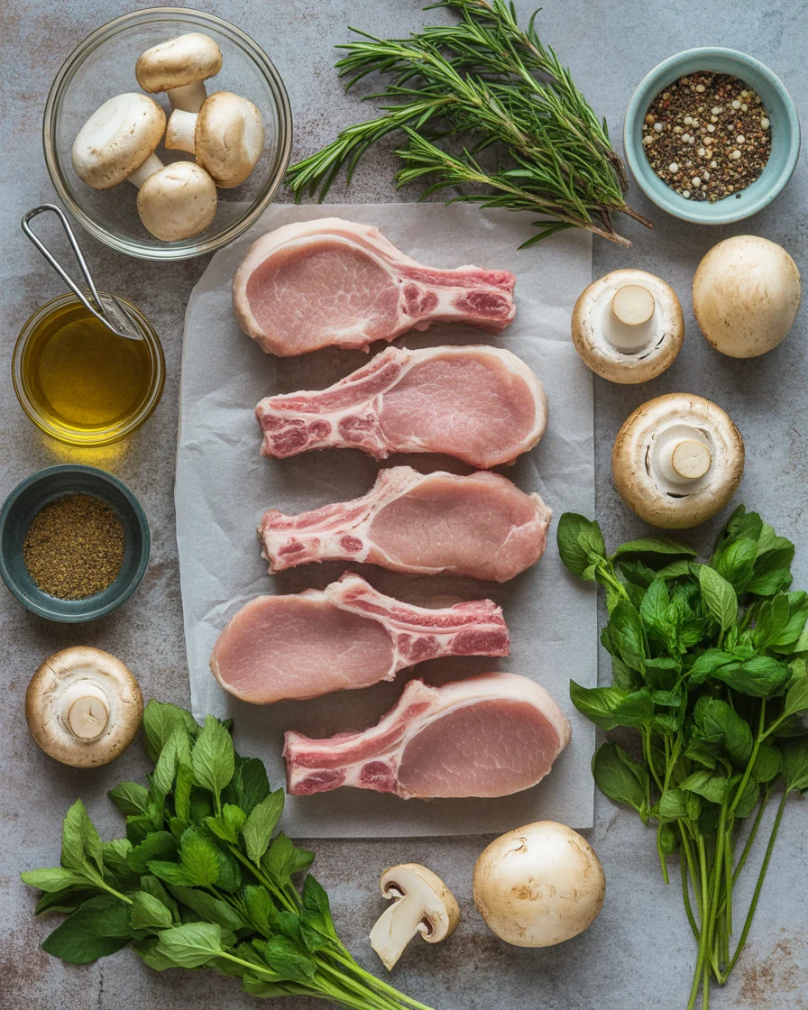 Savory Pork Chops with Miso Mushrooms for a Cozy Dinner