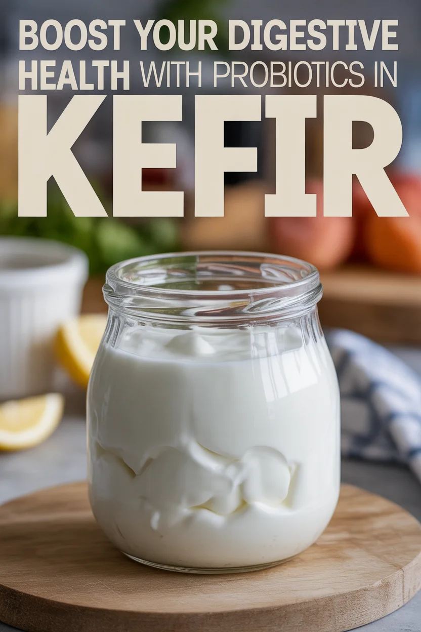 Digestive health probiotics kefir