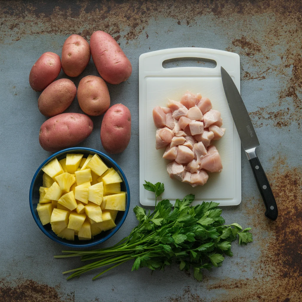 Garlic Parmesan Crockpot Chicken and Potatoes