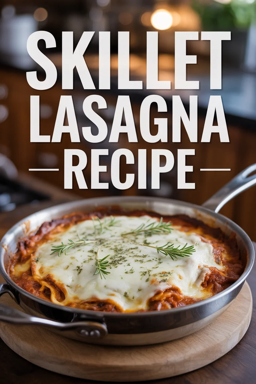 skillet lasagna recipe