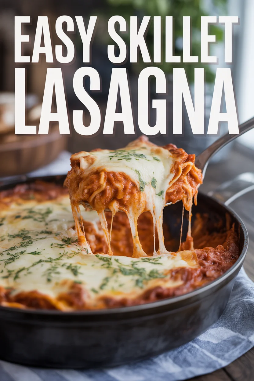 easy skillet lasagna
