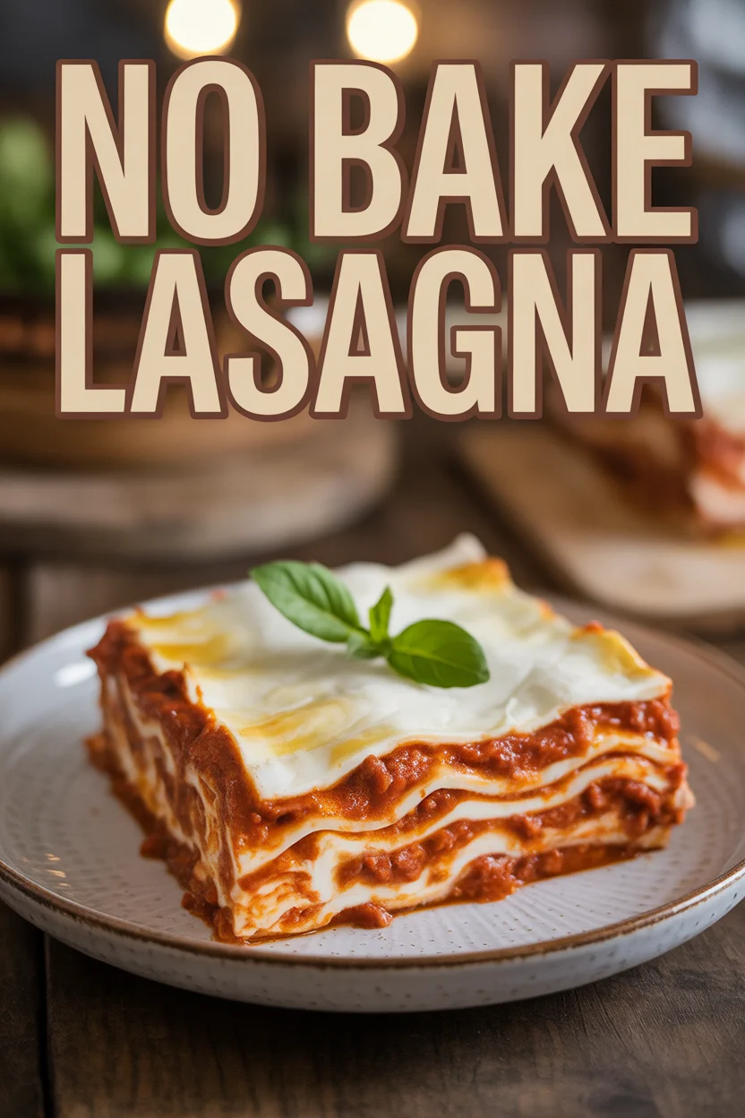 no bake lasagna