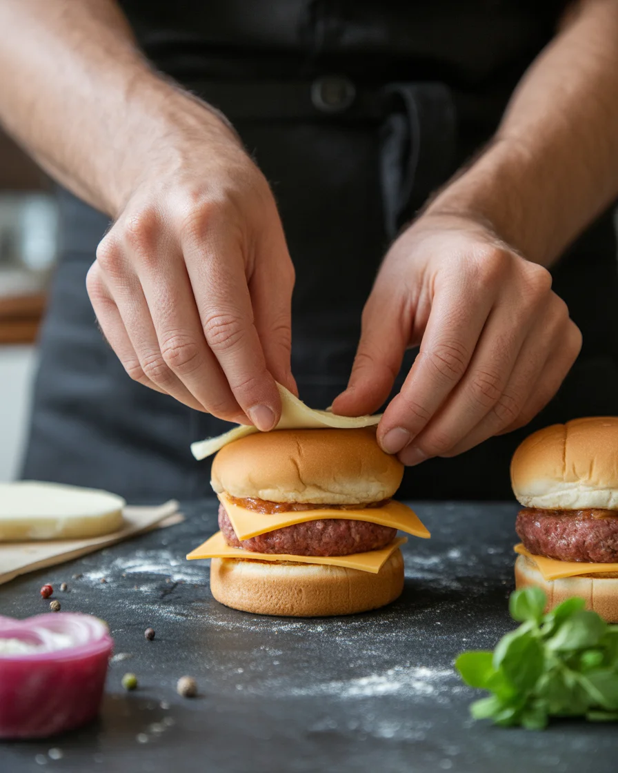 Garlic Parmesan Bacon Cheeseburger Bombs