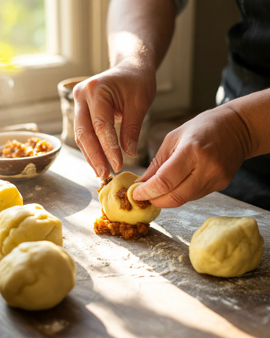 Quick & Easy Stuffed Potato Cakes